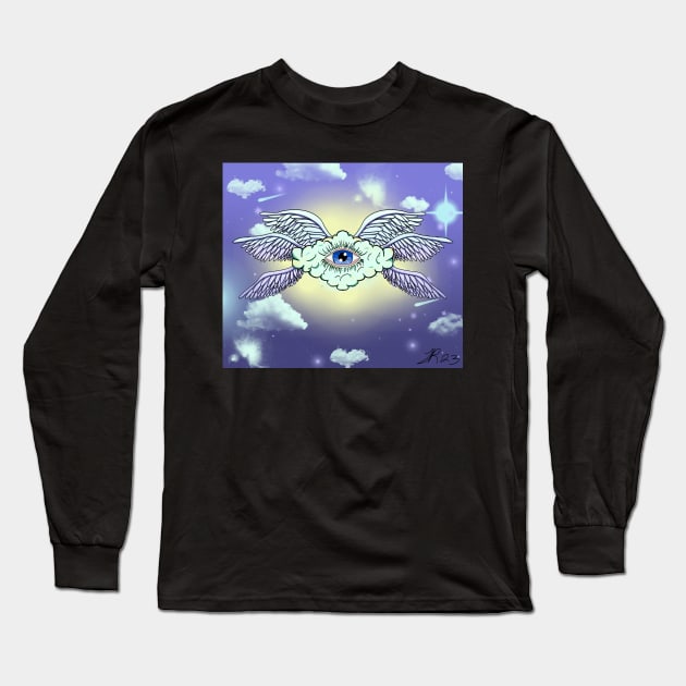 Biblically Accurate Angel Long Sleeve T-Shirt by MuseMints